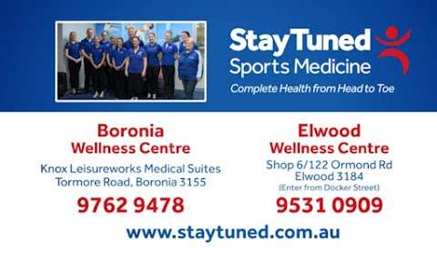 Photo: Stay Tuned Sports Medicine Elwood